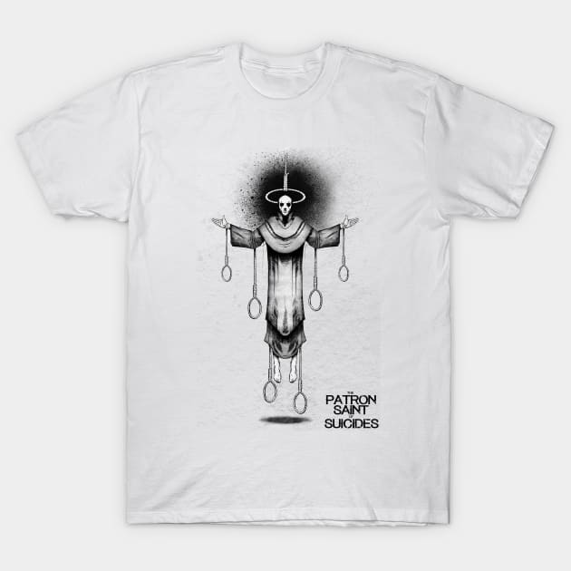 The Patron Saint of Suicides - Original Art by Shawn Coss T-Shirt by Patron Saint of Suicides